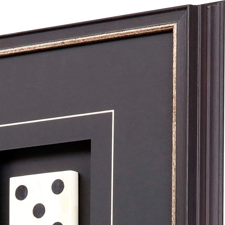 Image 5 Dominoes 18" High 4-Piece Framed Shadow Box Wall Art Set more views