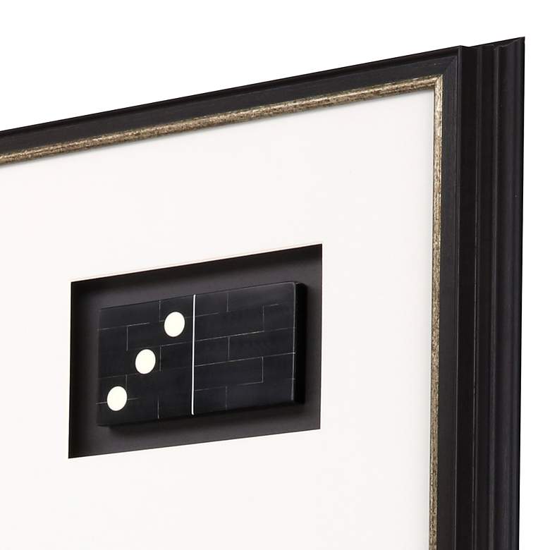 Image 4 Dominoes 20" High 4-Piece Shadow Box Framed Wall Art Set more views