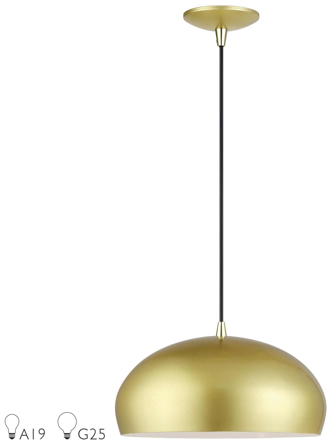 Domma 1 Light Soft Gold Pendant