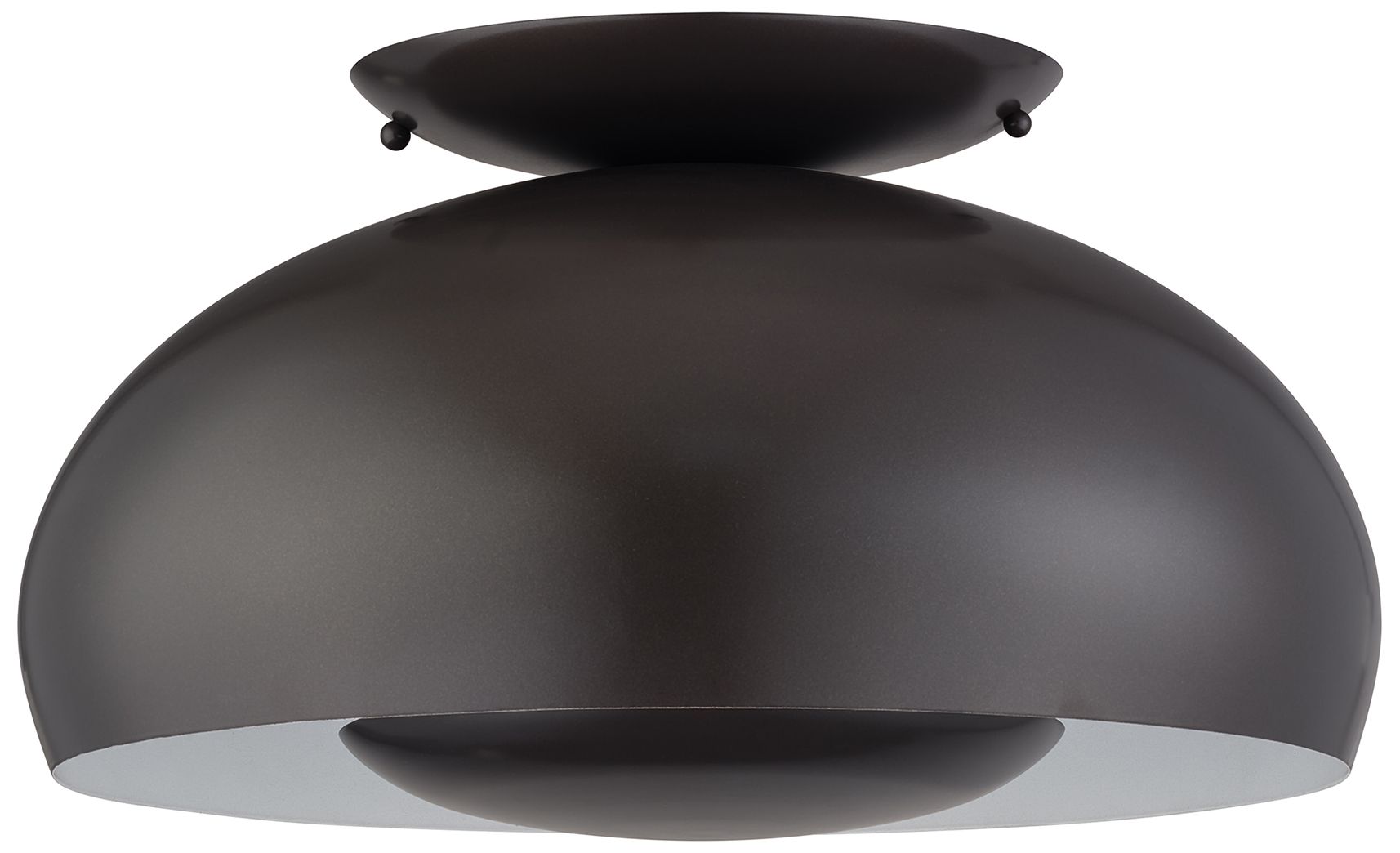 Image 3 Domma 3 Light English Bronze Large Semi-Flush more views