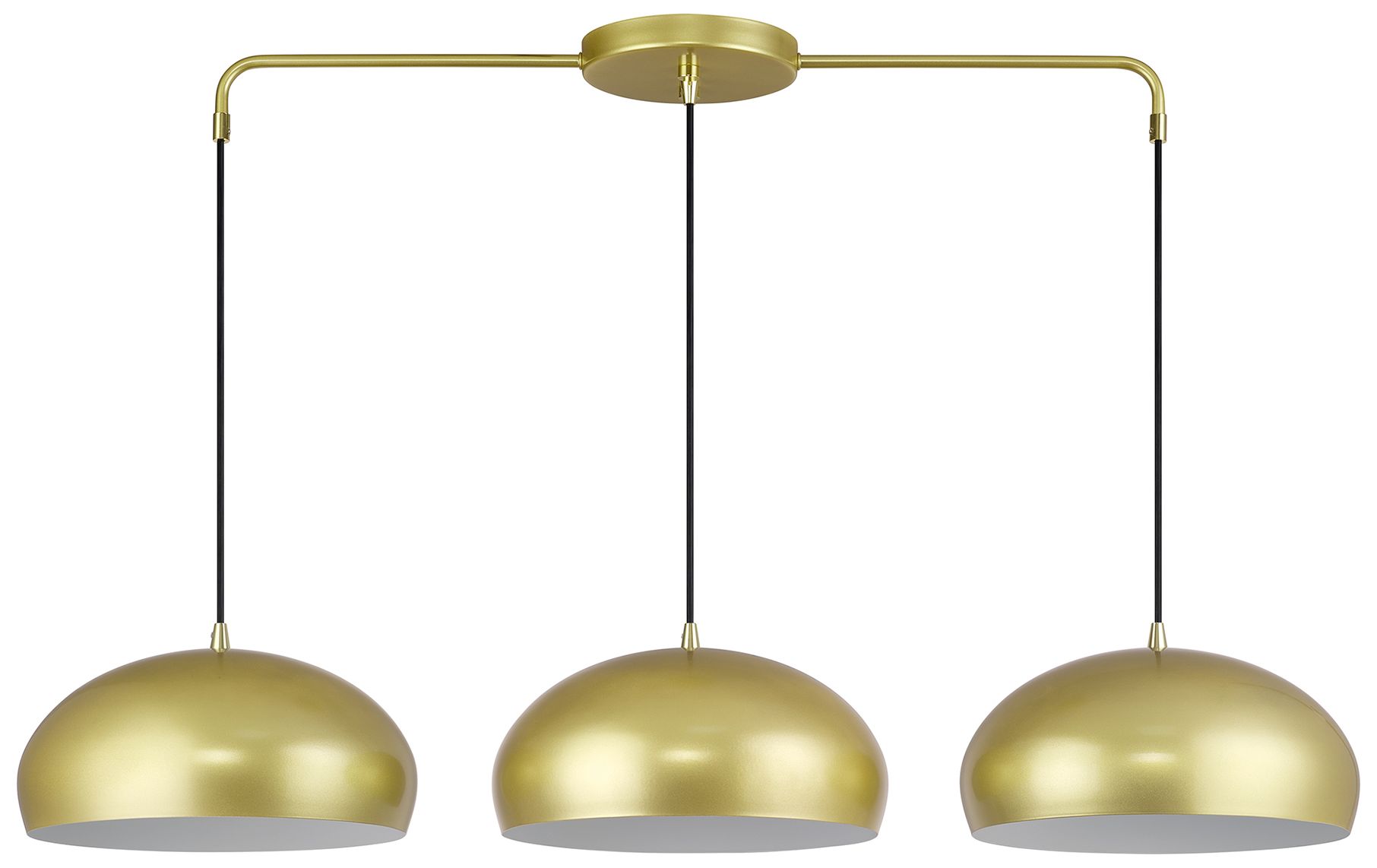 Image 3 Domma 3 Light Soft Gold Extra Large Linear Chandelier more views