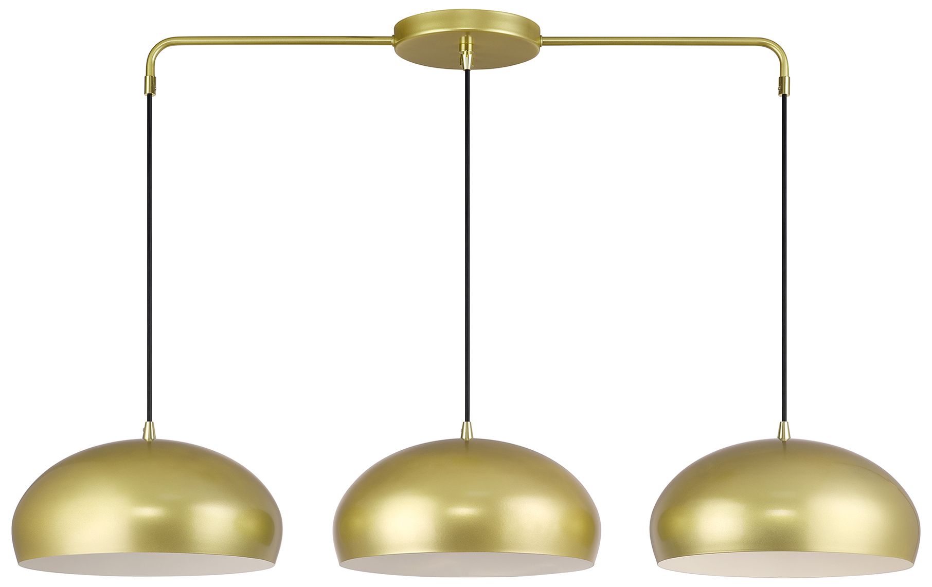Image 4 Domma 3 Light Soft Gold Extra Large Linear Chandelier more views