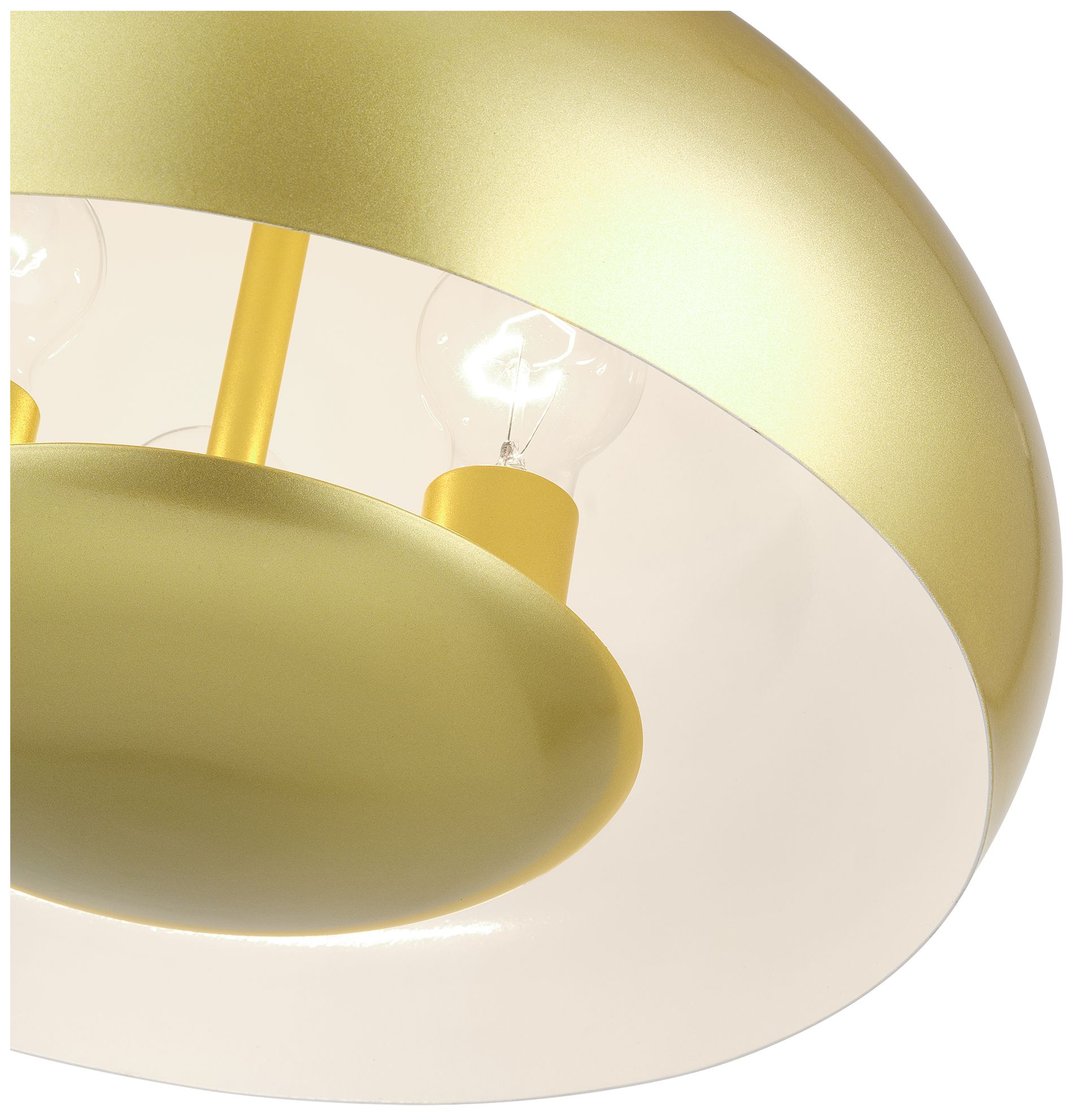 Image 7 Domma 3 Light Soft Gold Pendant more views