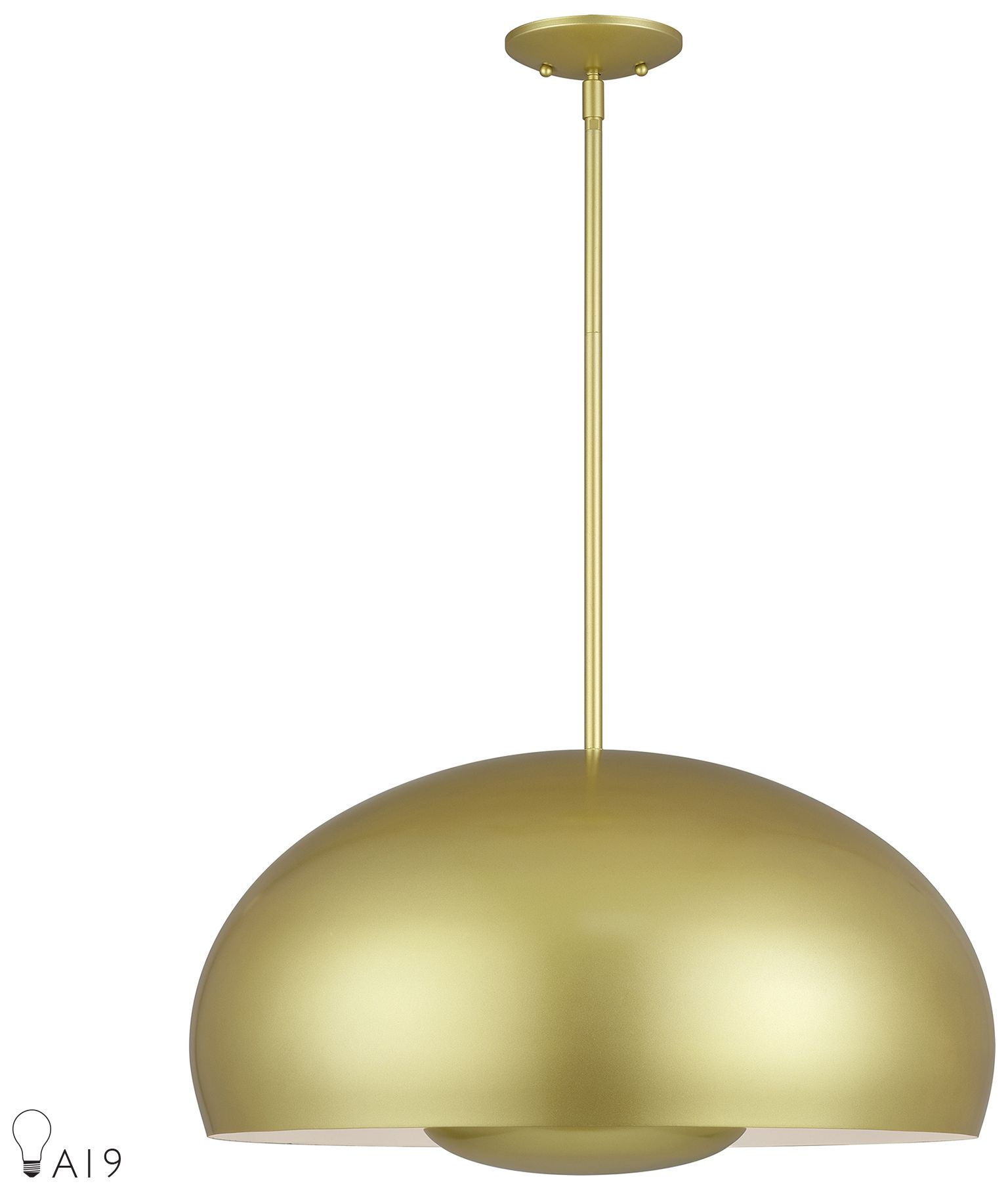 Image 2 Domma 4 Light Soft Gold Pendant