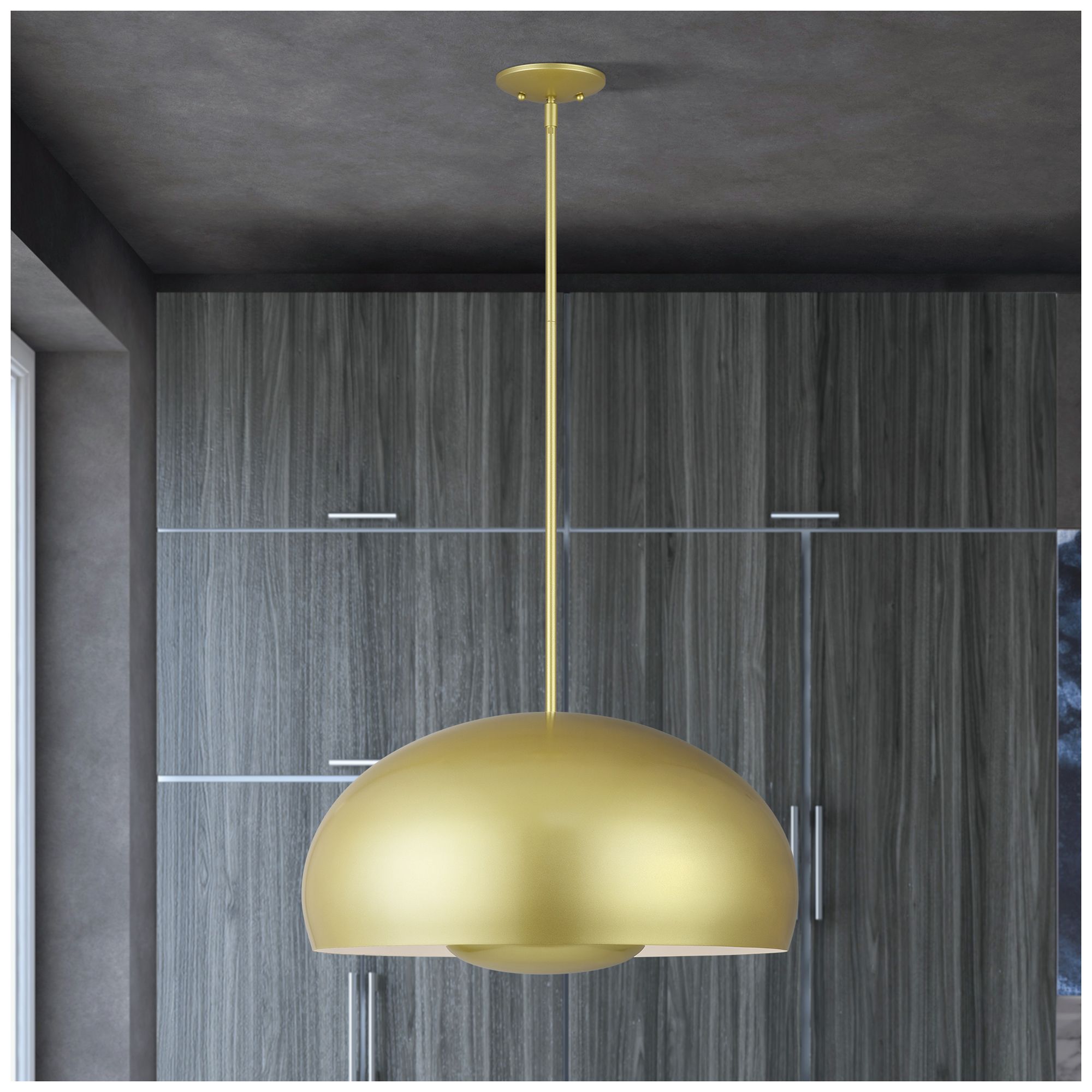 Domma 4 Light Soft Gold Pendant