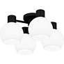 7_Donahue 4-Light Matte Black Semi-Flush Mount more views