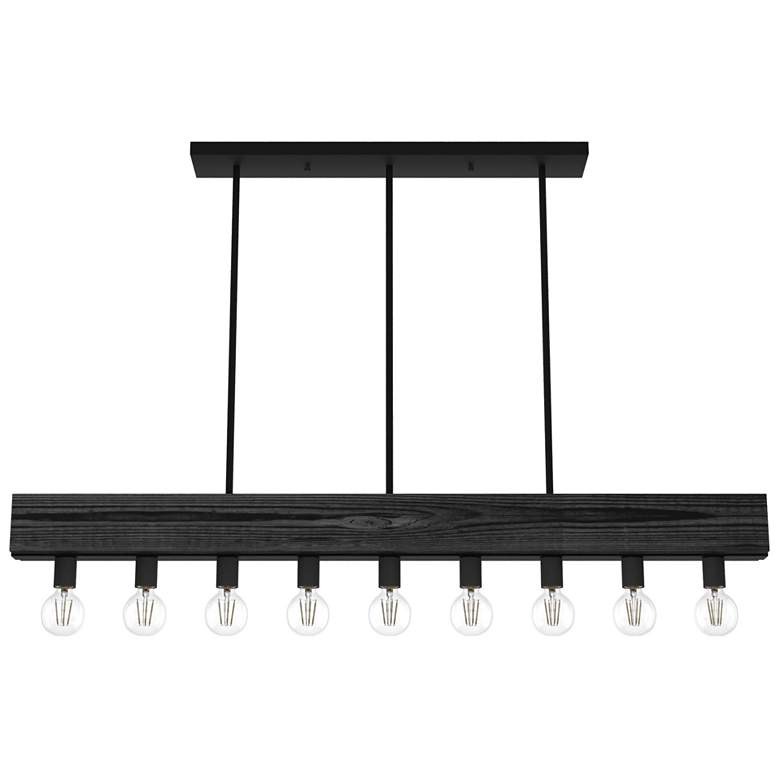 Image 1 Donelson 9 Light Linear Chandelier - Natural Iron