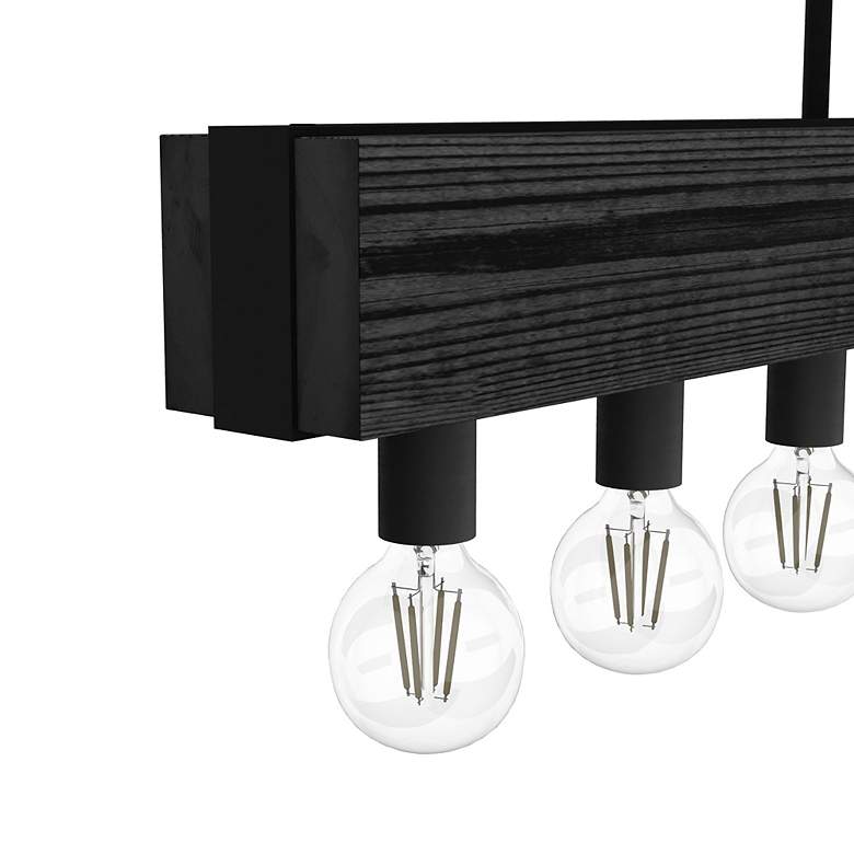 Image 4 Donelson 9 Light Linear Chandelier - Natural Iron more views