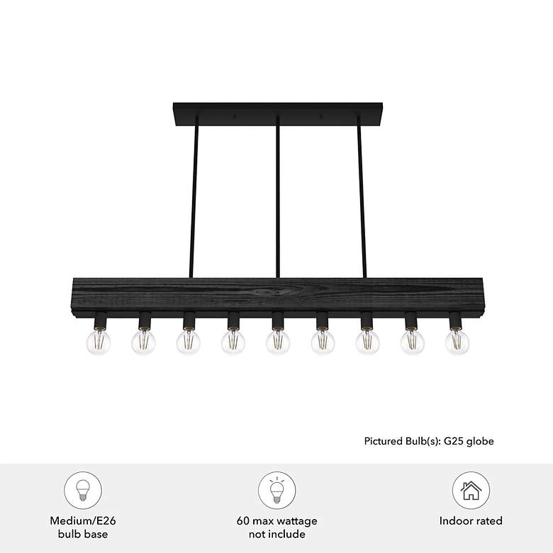 Image 5 Donelson 9 Light Linear Chandelier - Natural Iron more views