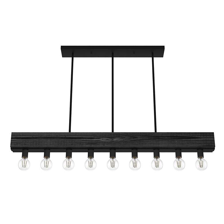 Image 7 Donelson 9 Light Linear Chandelier - Natural Iron more views