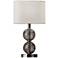 Donna 17 1/2" High Polished Nickel Accent Table Lamp