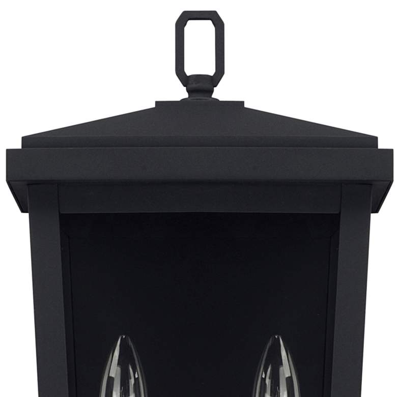 Image 2 Donnelly 17 3/4 inch High Black Metal 2-Light Outdoor Wall Light more views