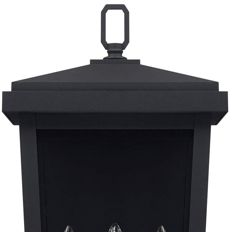 Image 2 Donnelly 24" High Black Metal 3-Light Outdoor Wall Light more views