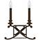 Donny Osmond Home Alexander 11 1/2"H Bronze Wall Sconce