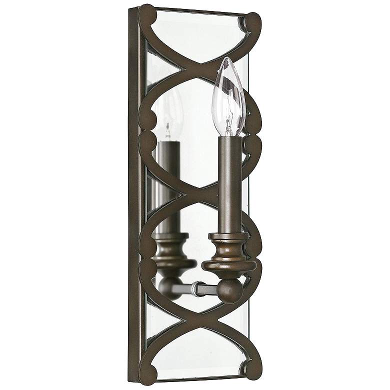 Image 1 Donny Osmond Home Alexander 14" High Bronze Wall Sconce