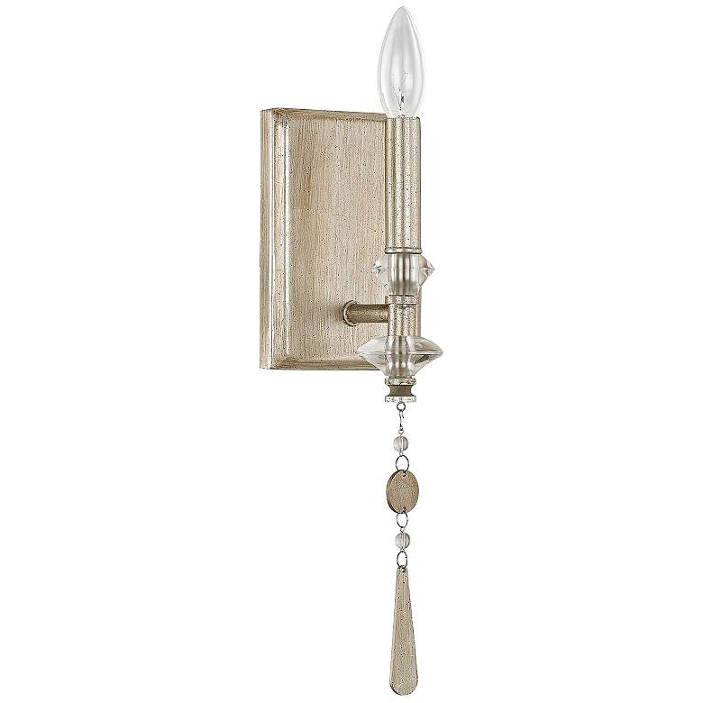 Image 1 Donny Osmond Home Berkeley 14"H Winter Gold Wall Sconce