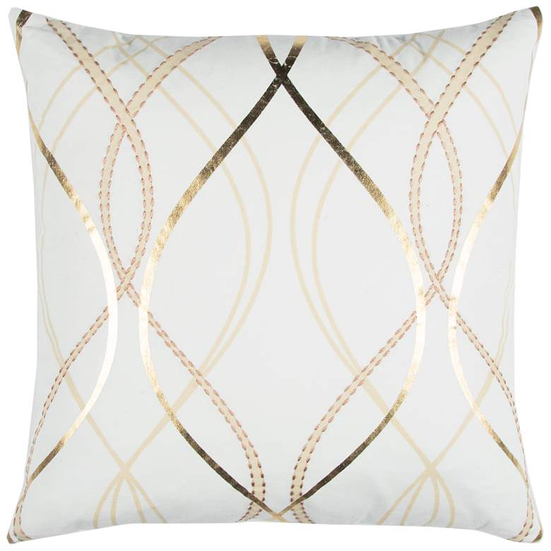 Image 1 Donny Osmond Home Gold Geometric 20" x 20" Throw Pillow