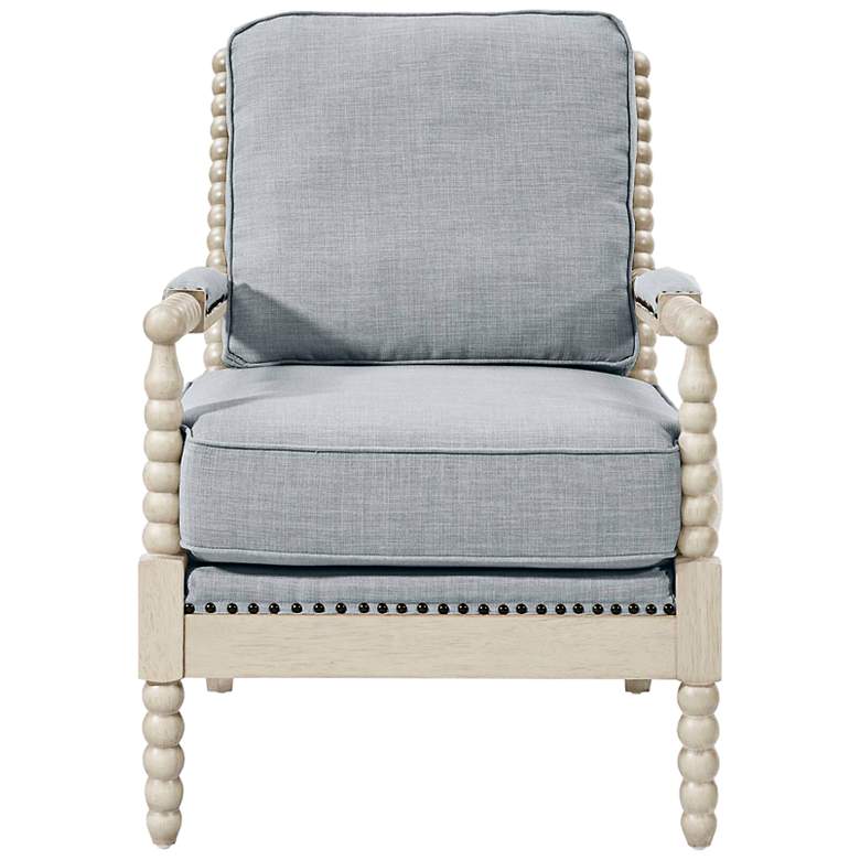 Image 2 Donoahue Light Blue Fabric Armchair