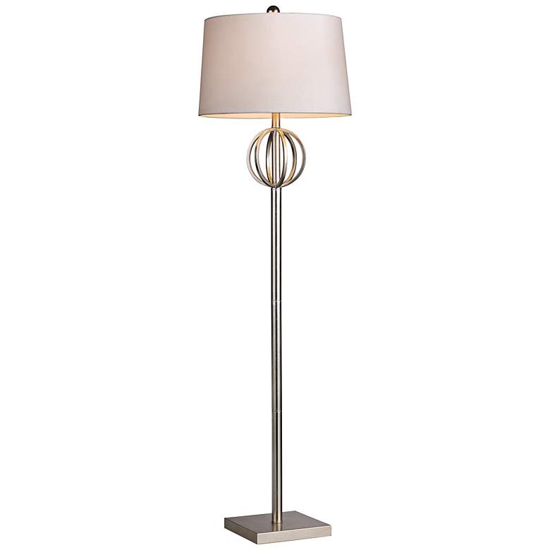 Image 1 Donora Silver Leaf Floor Lamp