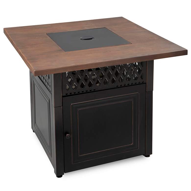 Image 4 Donovan 37 3/4" Wide DualHeat LP Gas Fire Pit Table more views