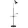Donovan LED Floor Lamp with Tray Table and USB Port
