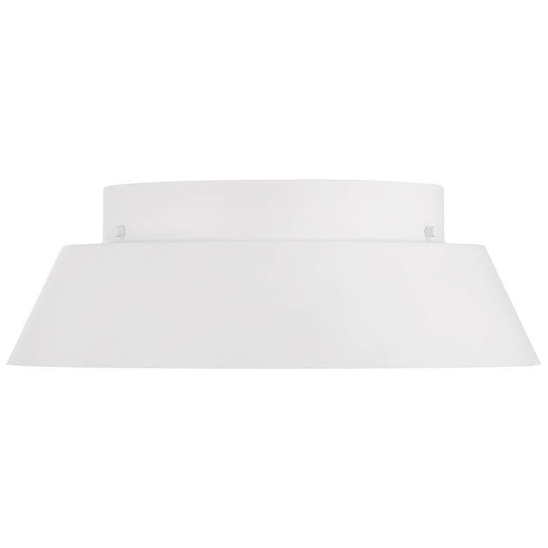 Image 3 Donoven 2 Light White + Gold Flush Mount more views
