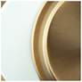 7_Donoven 2 Light White + Gold Flush Mount more views