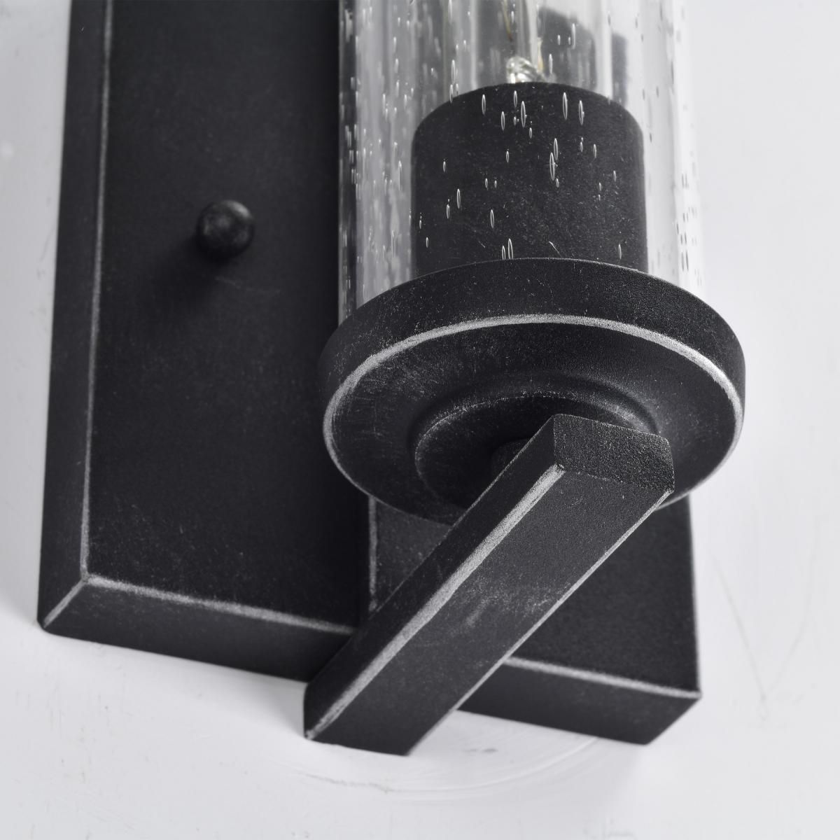 Donzi 13" High Iron Black Wall Sconce