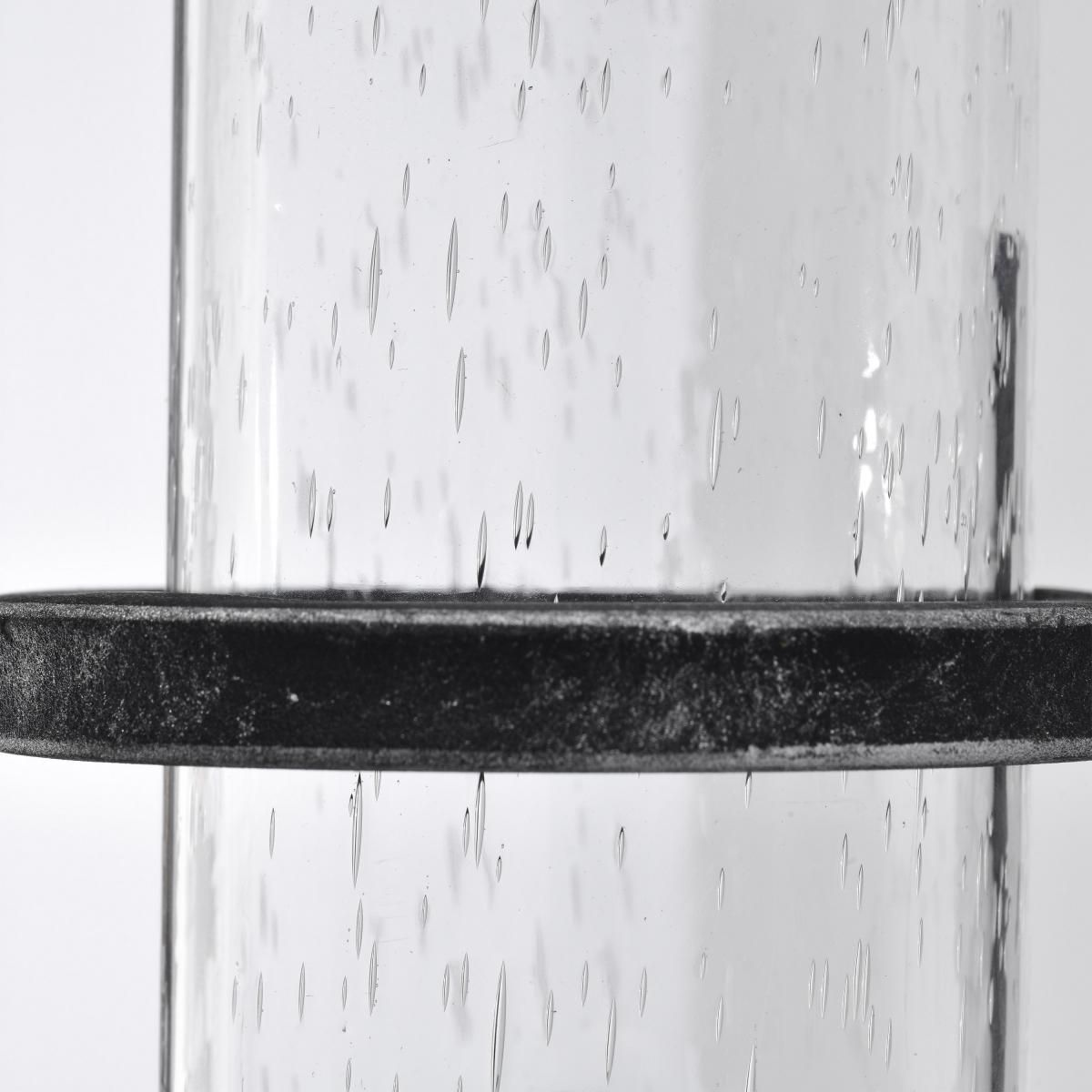 Donzi 13" High Iron Black Wall Sconce