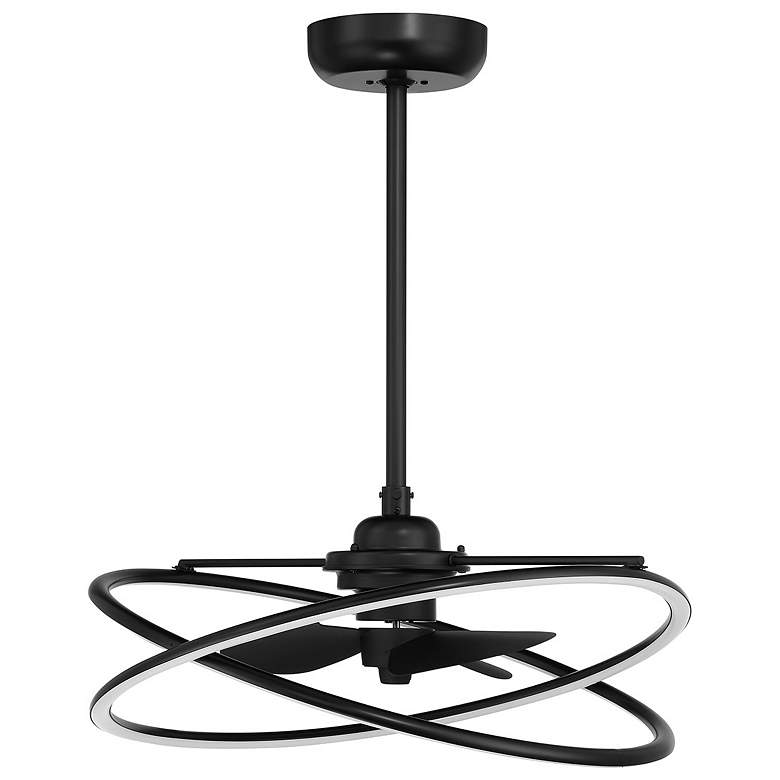 Image 2 Dorado LED Fan D'Lier in Matte Black more views