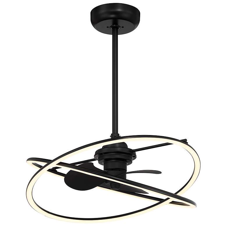 Image 3 Dorado LED Fan D'Lier in Matte Black more views