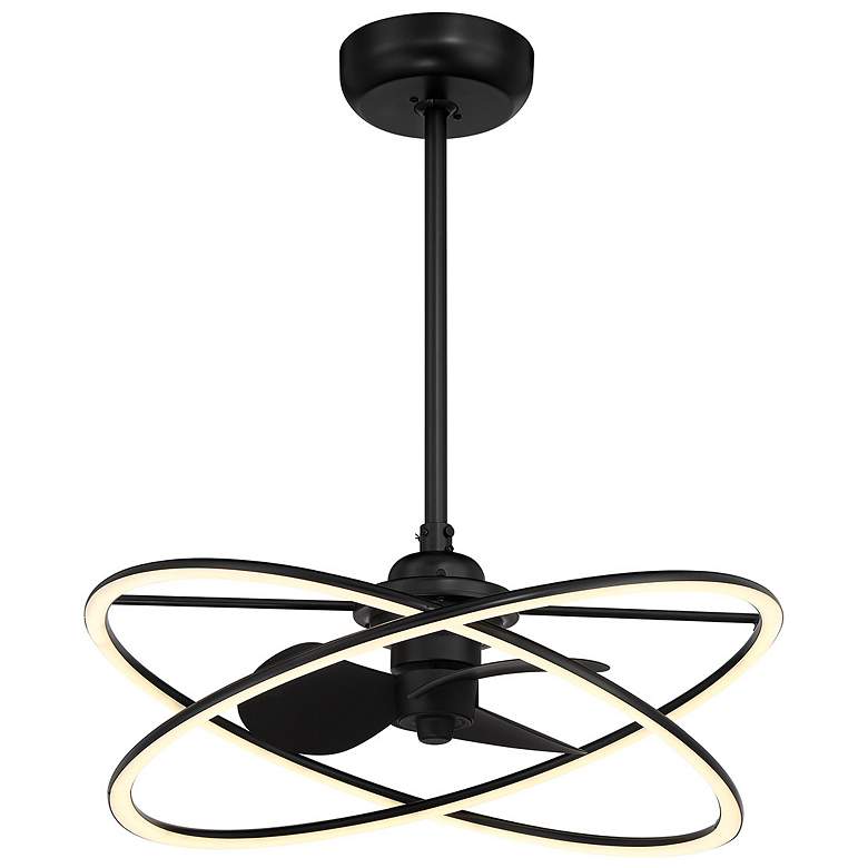Image 5 Dorado LED Fan D'Lier in Matte Black more views
