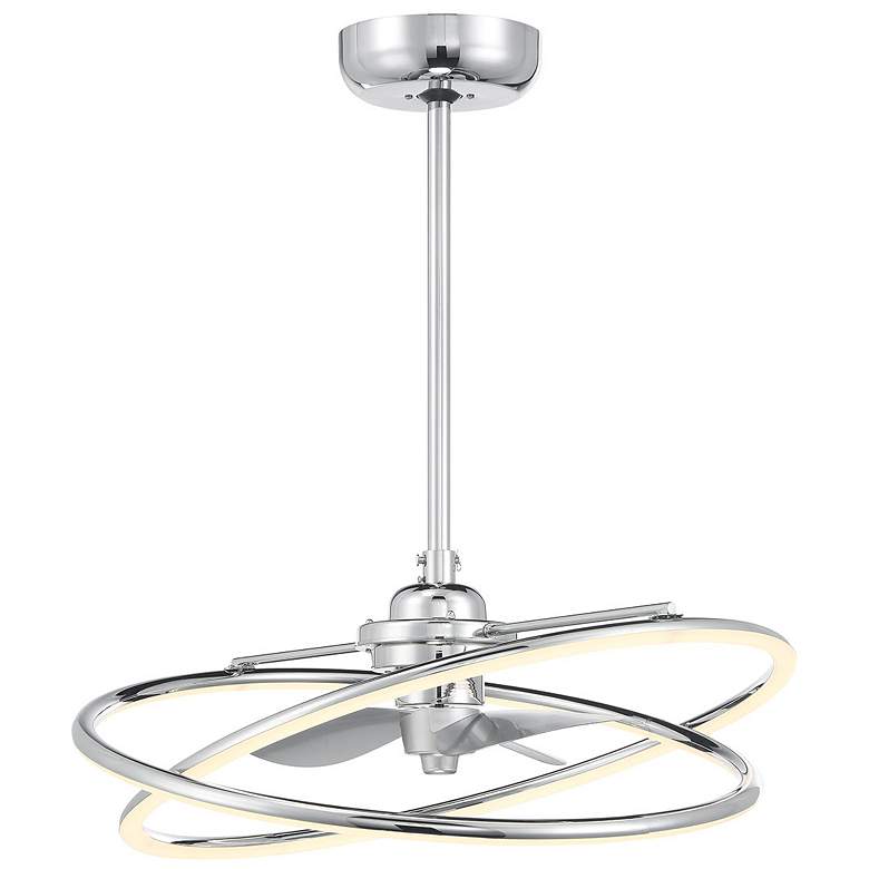 Image 1 Dorado LED Fan D'Lier in Polished Chrome