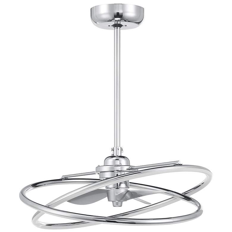 Image 2 Dorado LED Fan D'Lier in Polished Chrome more views