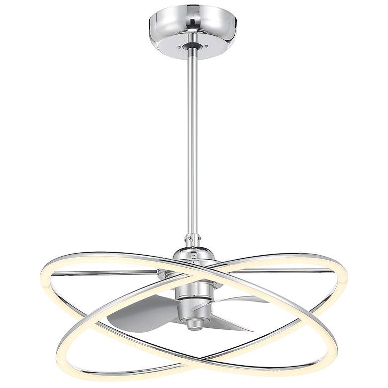 Image 5 Dorado LED Fan D'Lier in Polished Chrome more views