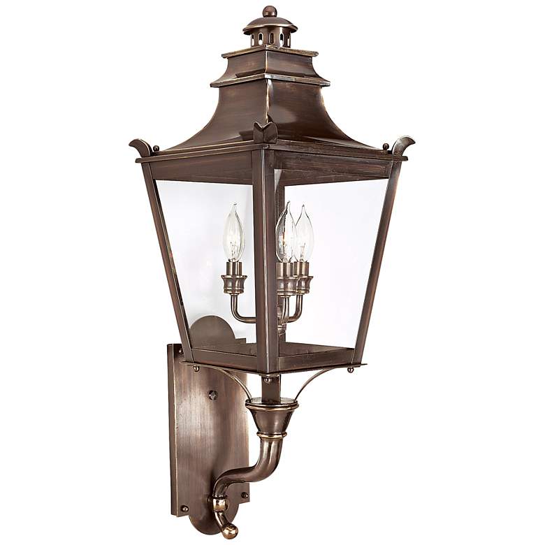 Image 1 Dorchester 30 1/2" High English Bronze Outdoor Wall Light