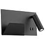 2_Dorchester 6 1/2" High Black LED Wall Sconce more views