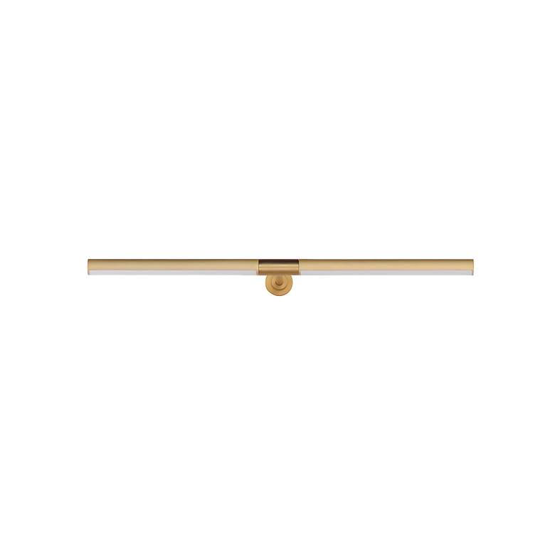 Image 3 Dorian 23" Wide Plated Gold Direct Wire LED Picture Light more views