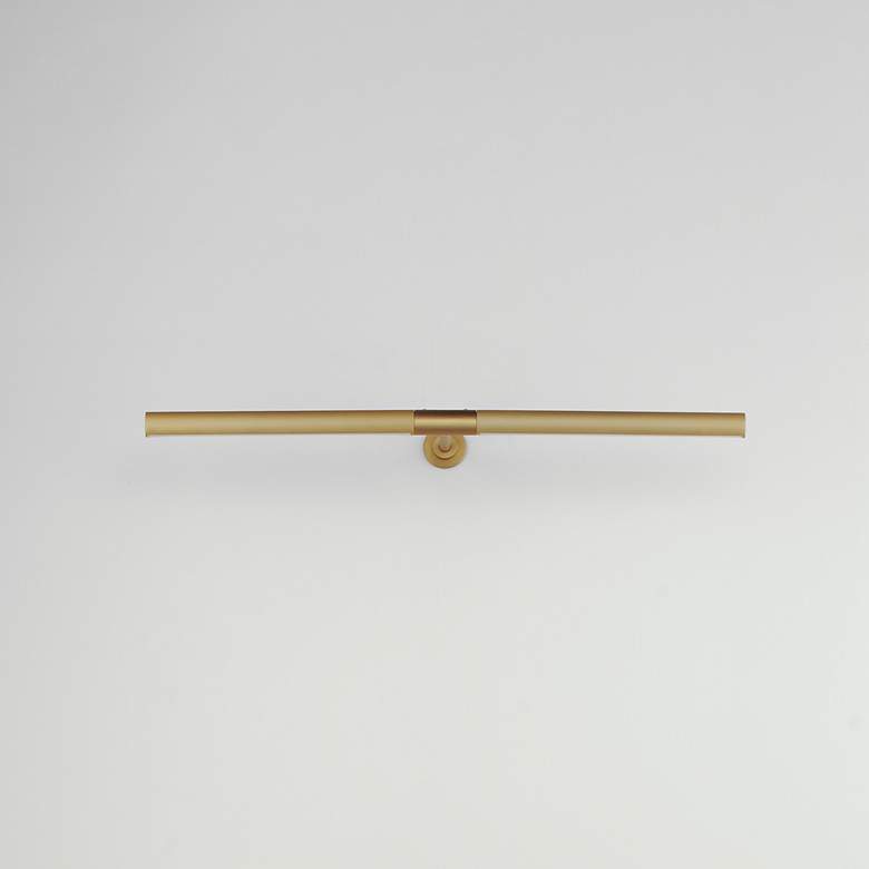 Image 4 Dorian 23" Wide Plated Gold Direct Wire LED Picture Light more views