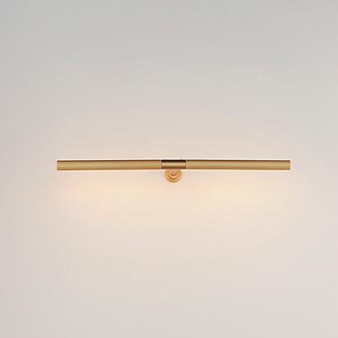 Dorian 23" Wide Plated Gold Direct Wire LED Picture Light