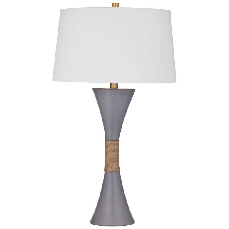 Image 1 Dorian 28" High Dark Cement Table Lamp
