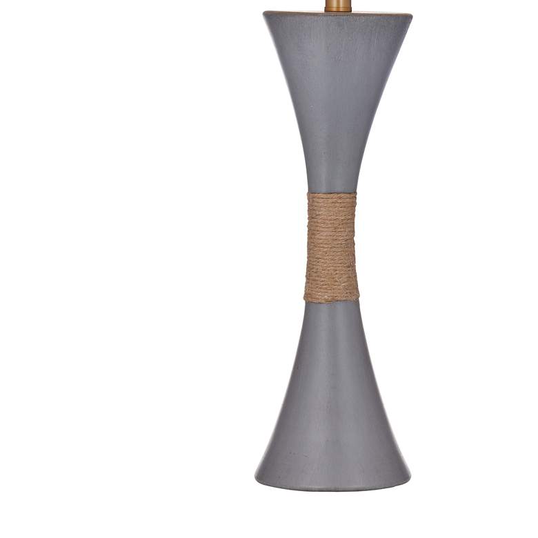 Image 3 Dorian 28" High Dark Cement Table Lamp more views