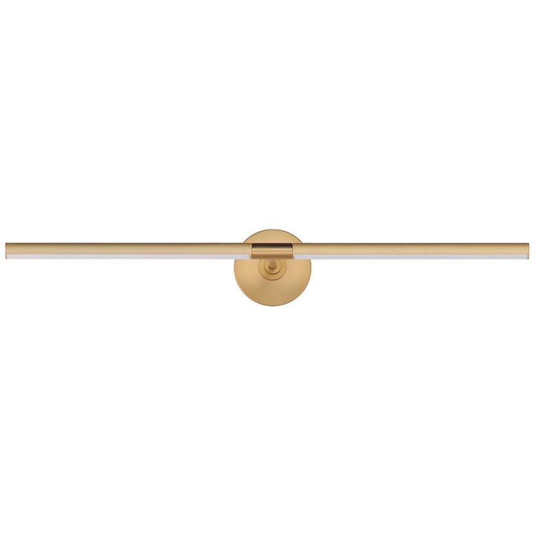 Image 2 Dorian 30 3/4"W Plated Gold Direct Wire LED Picture Light