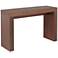 Dorian 47" Wide Walnut Rectangular Sofa Console Table