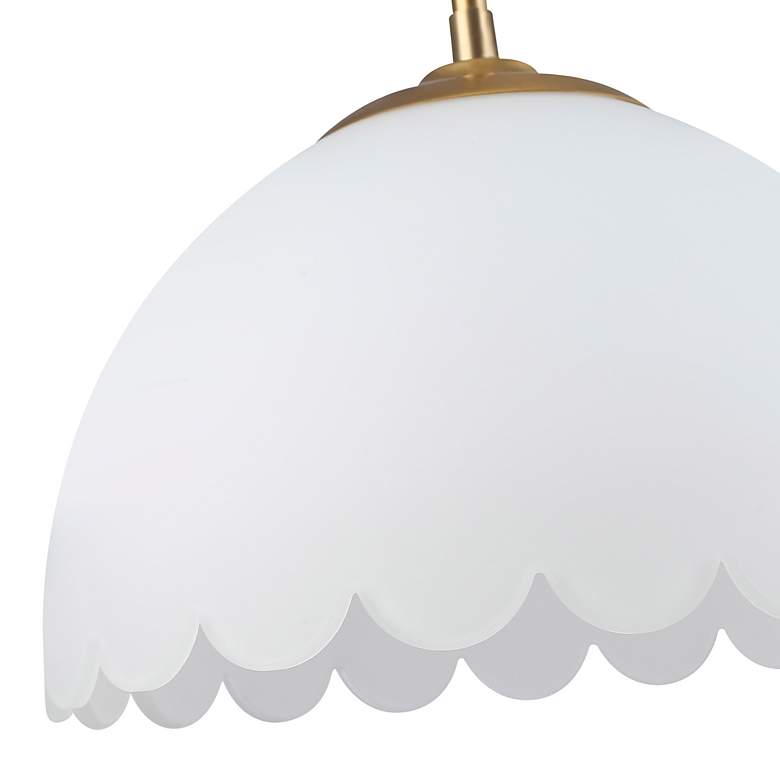 Image 4 Dorinda 12 1/4" Wide Brushed Champagne Bronze Pendant Light more views