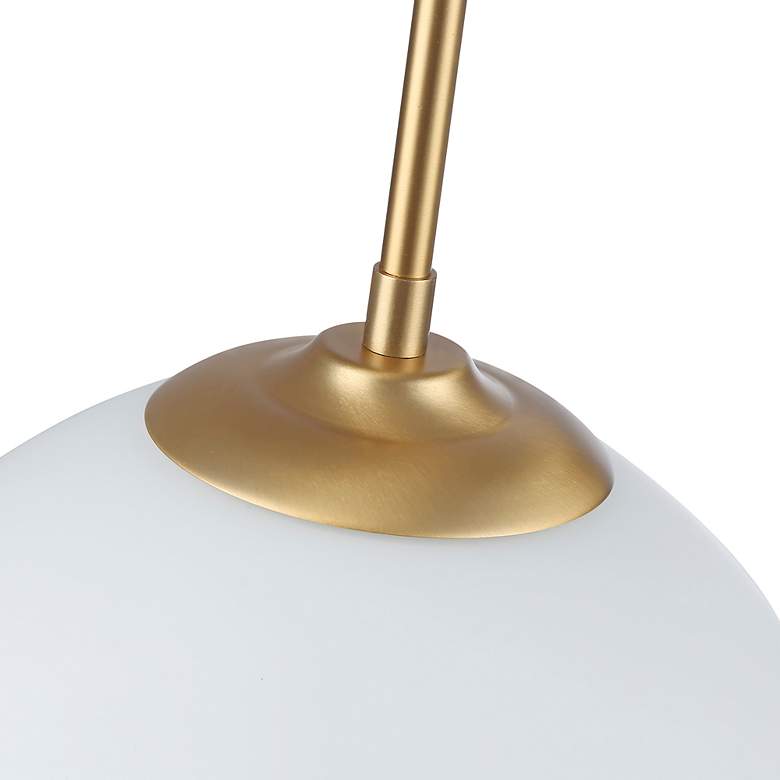 Image 5 Dorinda 12 1/4" Wide Brushed Champagne Bronze Pendant Light more views