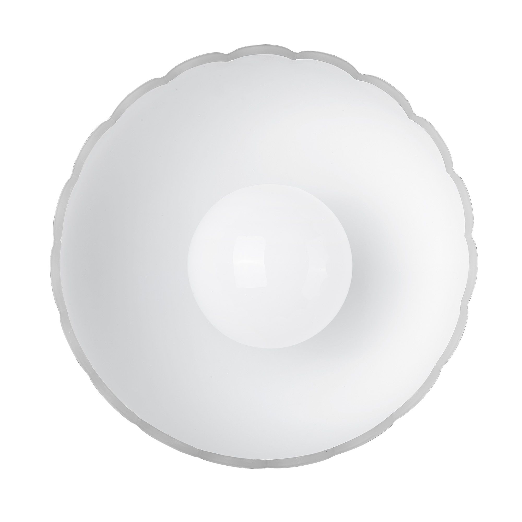 Image 7 Dorinda 12 1/4" Wide Semi-Flush in Matte Black with Opal more views