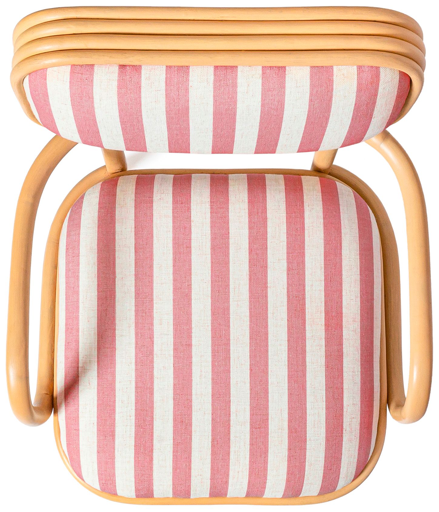 Image 6 Dorine Cherry Striped Arm Chair more views