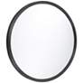 Doris Plated Stainless Steel 21" Round Wall Mirror