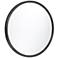 Doris Plated Stainless Steel 21" Round Wall Mirror